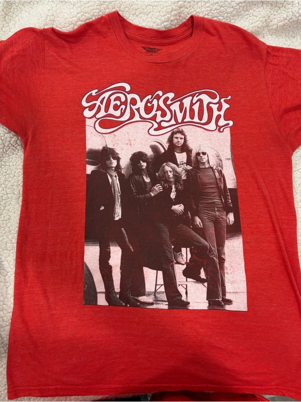 Aerosmith Red Graphic Band Tee